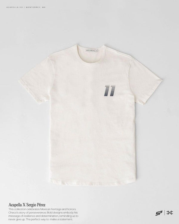 S PEREZ 11- TEE White