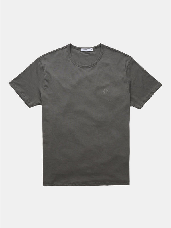 Smiley Tee SQ - Dark Shadow