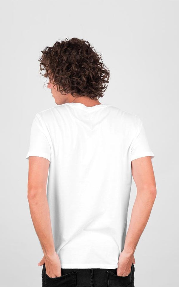 Distressed Classic tee - White