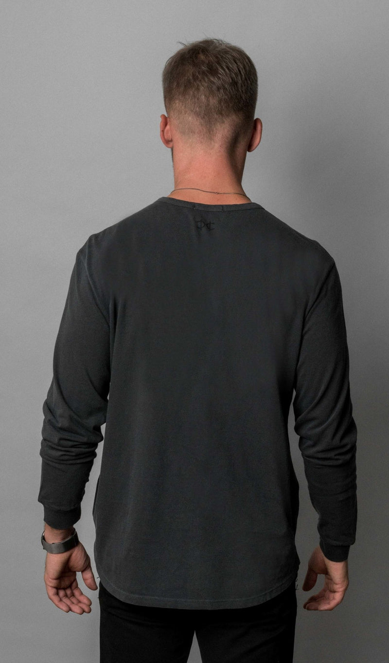 Henley - Washed Black