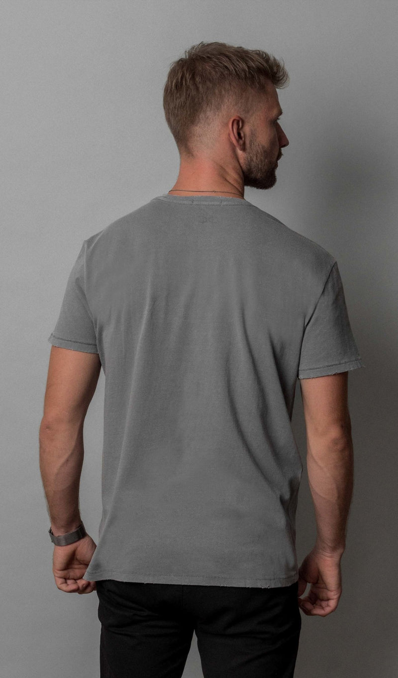 Basic Tee - Smiley Grey