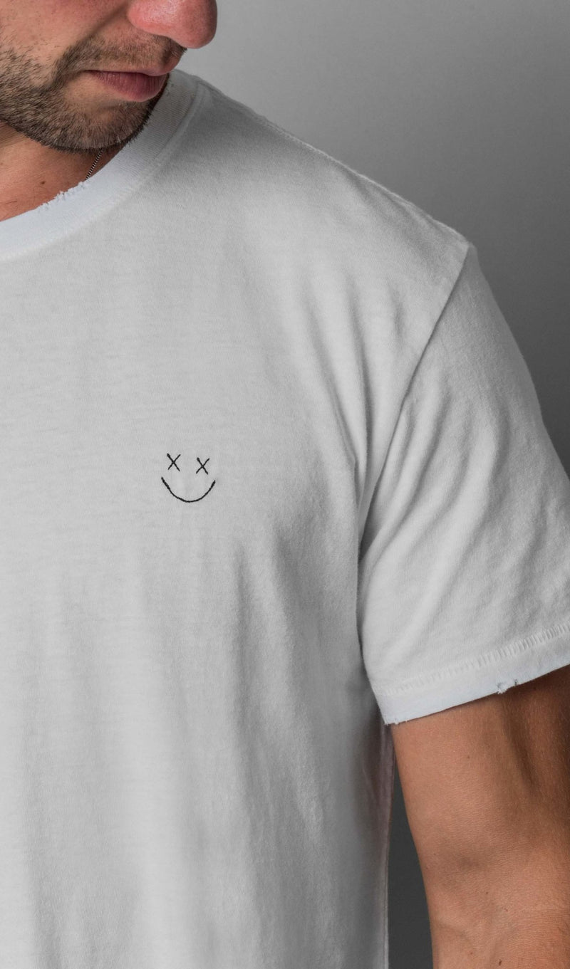 Basic Tee - Smiley White