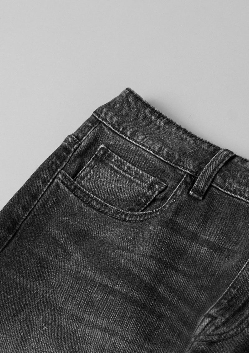 SKINNY JEANS - WASHED BLACK