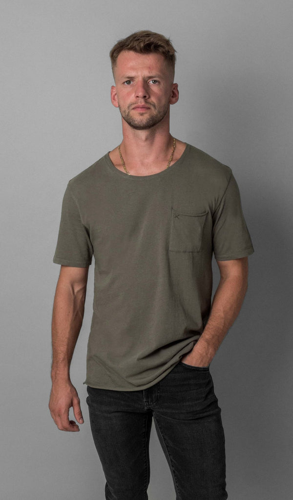 X Pocket Tee - Military