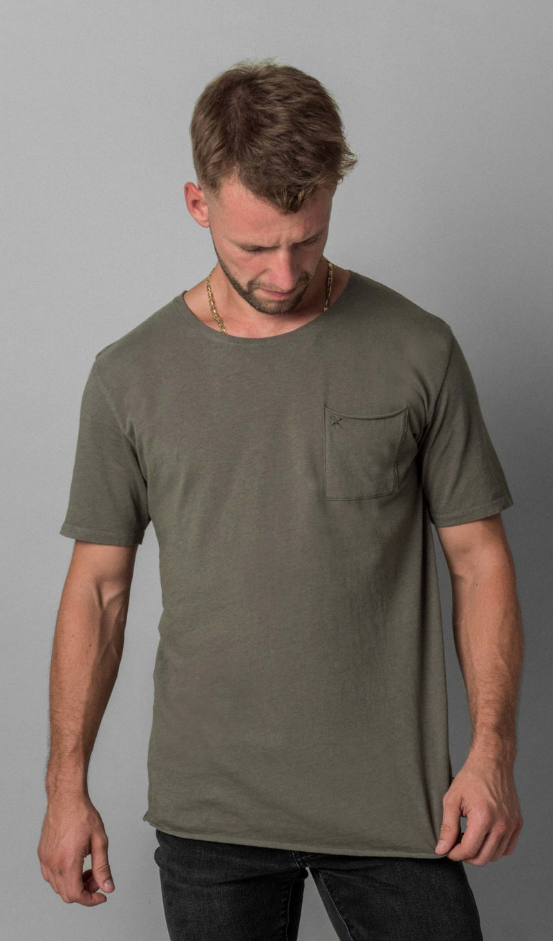 X Pocket Tee - Military