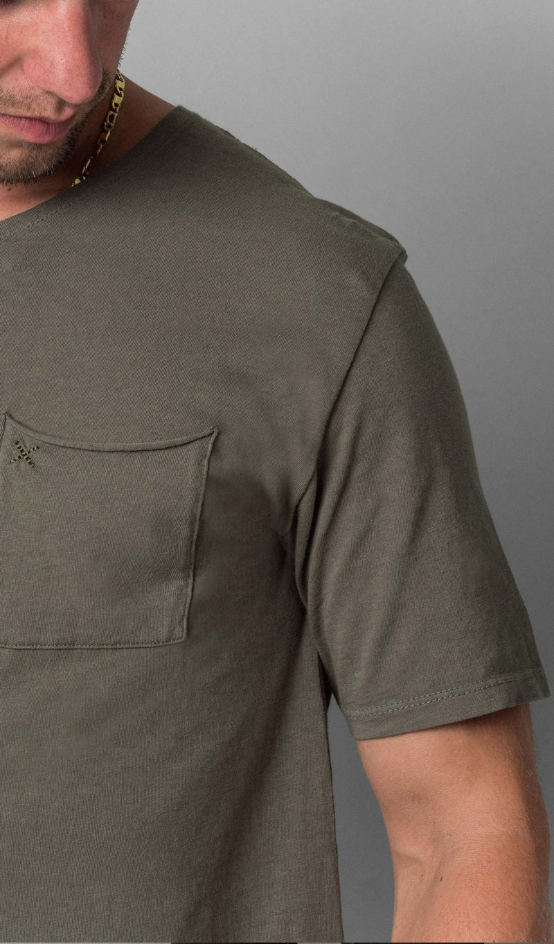 X Pocket Tee - Military