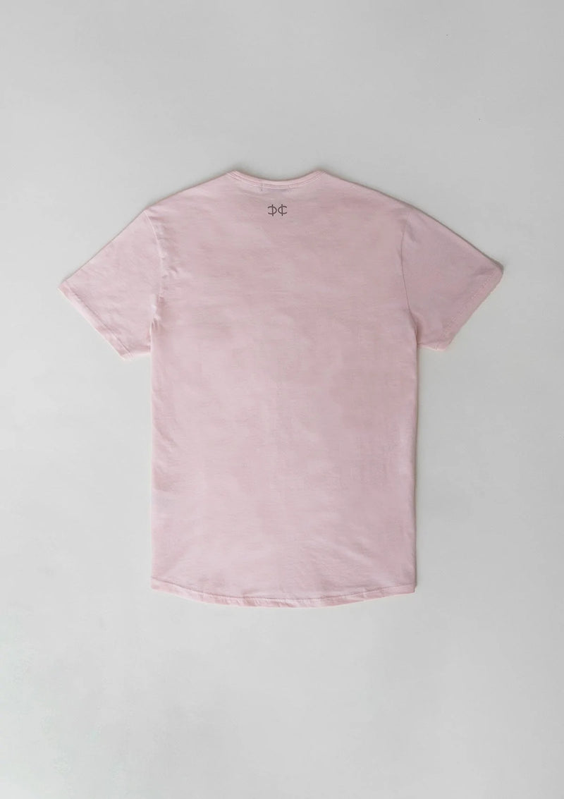 Pima Curved Hem Tee -  Pearl Blush