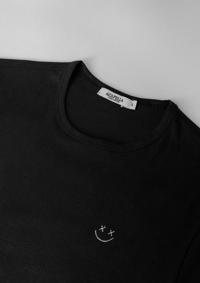 Pima Smiley tee Black