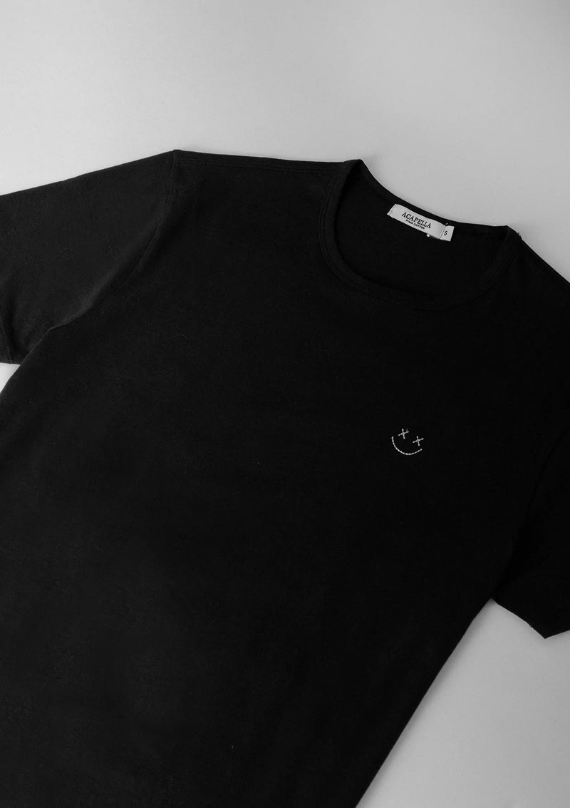 Pima Smiley tee Black