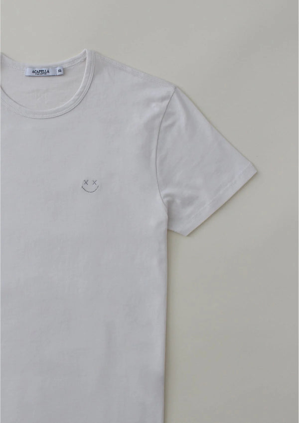 Pima Smiley tee Reaction White