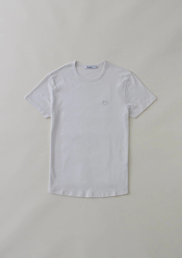 Pima Smiley tee Reaction White