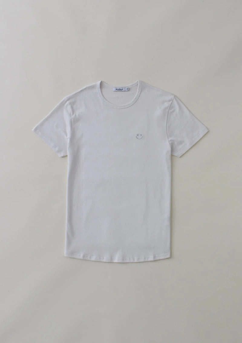 Pima Smiley tee Reaction White