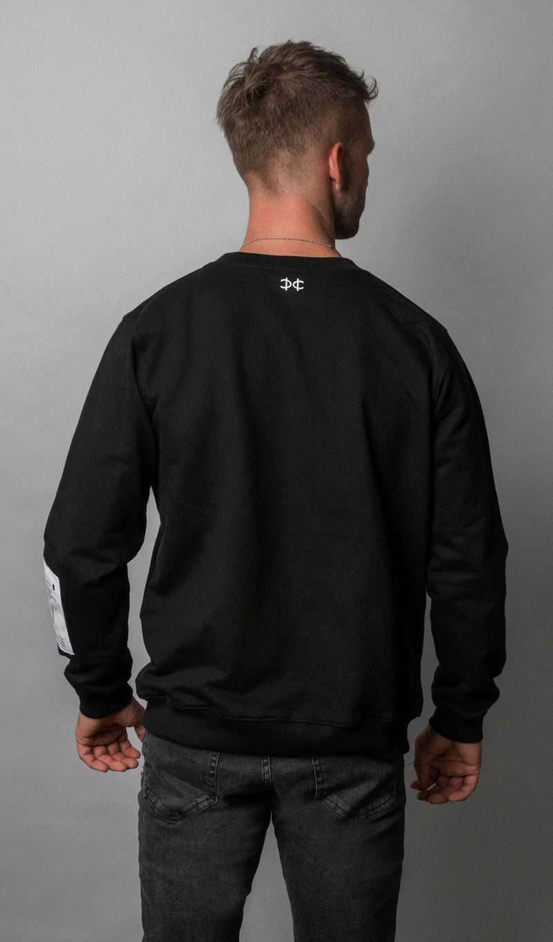 HUMAN BLACK PULLOVER