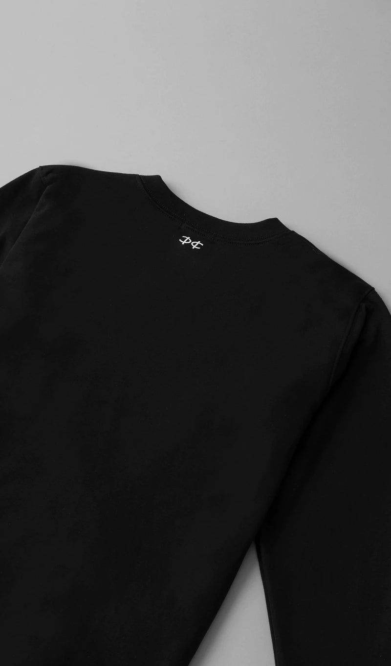 HUMAN BLACK PULLOVER